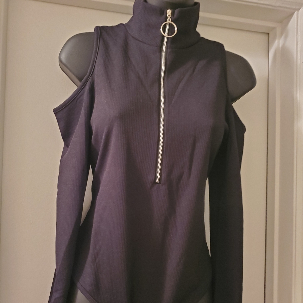 Cold Shoulder Bodysuit